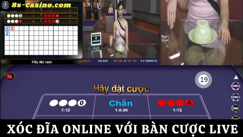 Trải nghiệm live xóc đĩa online